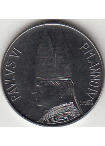 1966 Anno IV - Lire 50 Fior di Conio Paolo VI    
